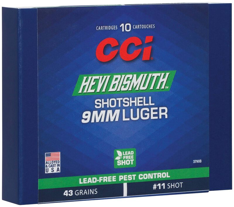 CCI 9MM LUGER BISMUTH SHOTSHELL 10/20 - Ammunition